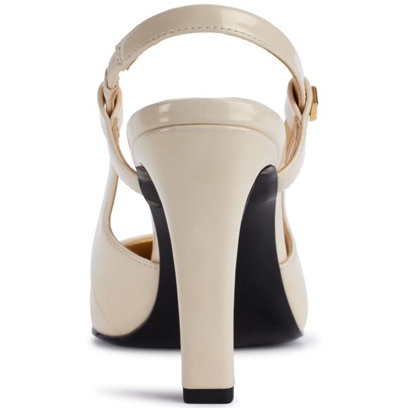 Donna Karan New York Women's Donna Slingback Pumps - Ivory - Picture 3 of 4